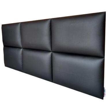 Imagem de Painel Casal Suede(1.38X0.60) - GENKI KENKO, PRETO