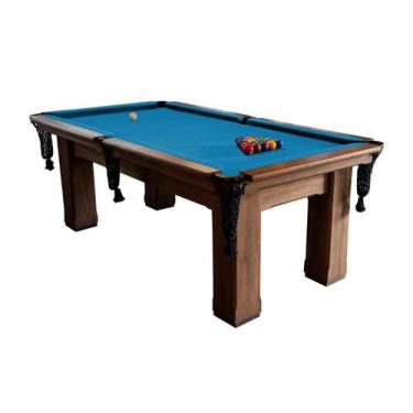 Imagem de Mesa de Sinuca/Bilhar - 2,52x1,40 - Madeira maciça - Nelson Bilhares, 