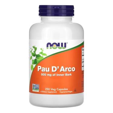 Imagem de NOW Foods Pau D’arco 500mg 250 Veg Cáps Importado