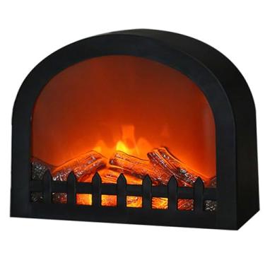 Imagem de HOEUMFFO Lanternas Decorativas Para Lareira Wowwarm, Pequenas, Falsas, Ambientes Internos/Externos, Com Efeito De Chama, Operadas Por Bateria/Usb (Sem Função Aquecimento)