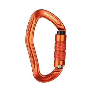 Imagem de Profissional 22kn Escalada Mosquetão Segurança Em Forma De Pêra Fivela