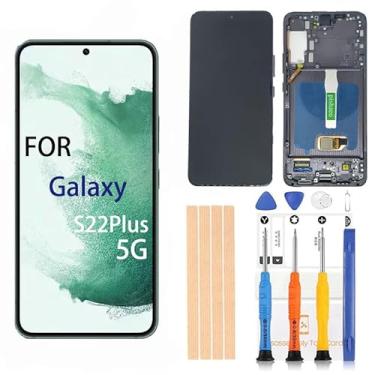 Imagem de Pishzeo Digitalizador LCD super amolado original de 6,6 polegadas para Samsung Galaxy S22Plus + tela de substituição 5G SM-S906U S906U1 S906B/DS Touch Display, conjunto de digitalizador Full HD