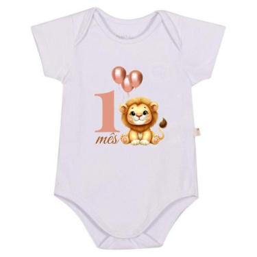 Imagem de Body Mesversário Meninas Bebê Conforto E Charme Para Fotos - Bellvi, R