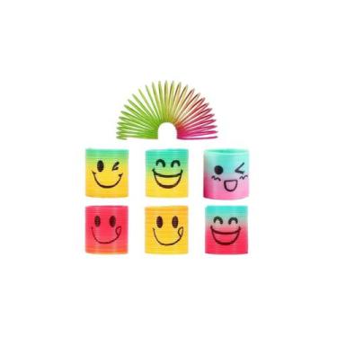 Imagem de Kit 6 Mola Maluca Mágica Colorida Prenda Brinquedo Infantil - Topmixsh