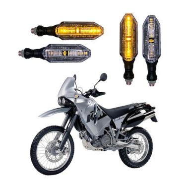 Imagem de KIT 4 Setas Esportivas Pisca de Led Modelo P26 Para Moto KTM ADVENTURE