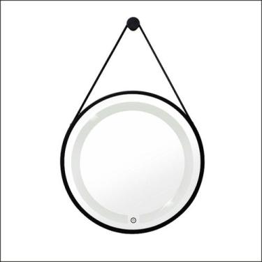 Imagem de Espelho Redondo Iluminado 60cm X 60cm com Alça Touch 2 Leds Adnet Redu
