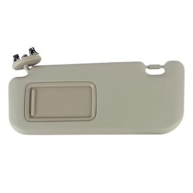 Imagem de Viseira solar do lado esquerdo do motorista para Toyota Corolla 2009-2013 - Material semelhante a couro premium e fácil instalação de encaixe