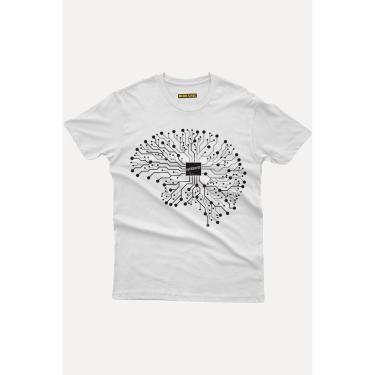Imagem de Camiseta Nerd Chic Geek Inteligência Artificial Brain by-Unissex