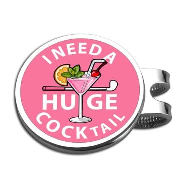 Imagem de TI-EDC Clipe de chapéu de bola de golfe engraçado feminino, acessórios de golfe engraçados, marcador de bola de golfe engraçado, acessórios de golfe, presentes de golfe de Natal para mulheres