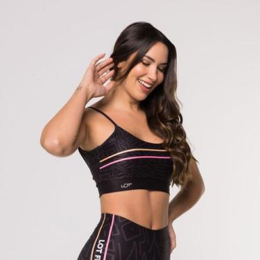 Imagem de Top Fitness Feminino Suplex Max Academia Varias Estampas - LOT FITNESS