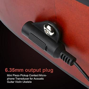 Imagem de Acouto Piezo Captador de Guitarra Acústica Piezo Captador Microfone Transdutor Guitarra Acústica Violino Ukelele Transdutor de de - Instrumentos Musicais/Acessórios para Instrumentos/e