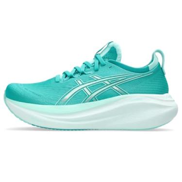 Imagem de ASICS Tênis feminino Gel-Nimbus 27, Azul-petróleo/menta iluminada, 42