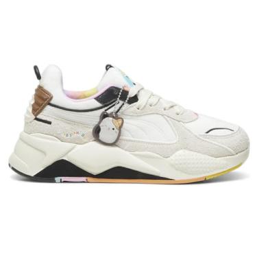 Imagem de PUMA Tênis feminino Rs-X Cam X Squish com cadarço casual - Off White, Cinza, branco., 36