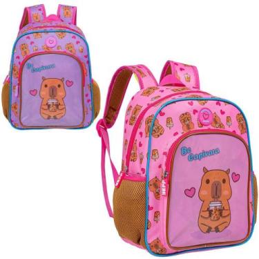 Imagem de Mochila Infantil Feminina Capivara - Bf Brasil