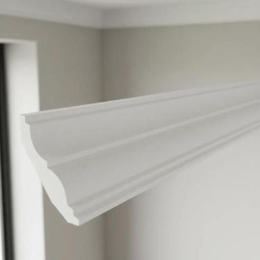 Imagem de Moldura Roda Teto em EPS Anti Chamas Com Acabamento Acetinado Premium 