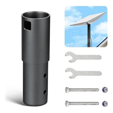 Imagem de Adaptador Para Starlink V2 Suporte Alumínio Reforçado Poste