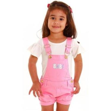 Imagem de Jardineira Balonê Infantil Baby Color Feminina-Feminino