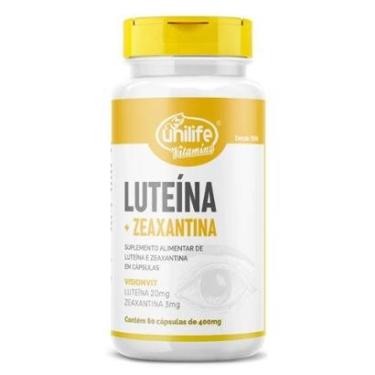 Imagem de Luteína 20mg + Zeaxantina 3mg 60 Cápsulas - Unilife Vitamins-Unissex