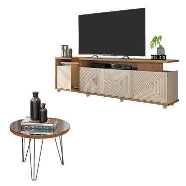 Imagem de Conjunto Sala De Estar Bancada E Mesa Columbus Caemmun