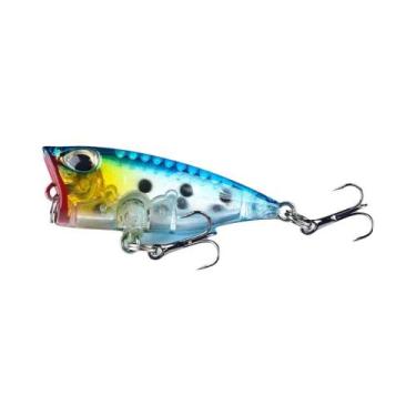 Imagem de Mini Iscas Artificiais Popper Crankbait 4cm 3.3g Com Olhos 3D, Wobbler