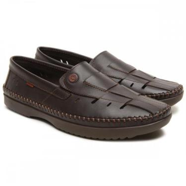Imagem de Sapato Freeway Loganx 2 Mocassim Masculino, Café, 42