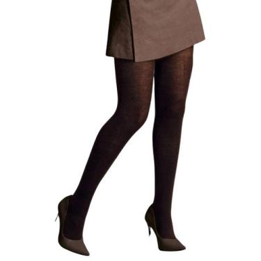 Imagem de Meia calça fio 80 inverno selene forrada adulto feminina, G