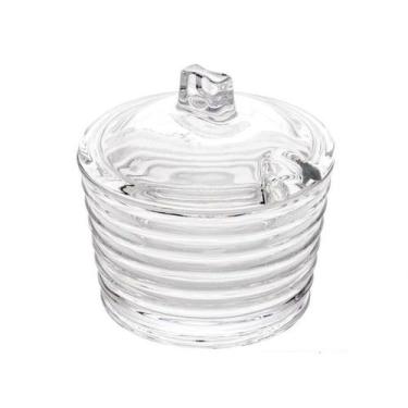 Imagem de Açucareiro Colmeia de Cristal 10x10cm Lyor