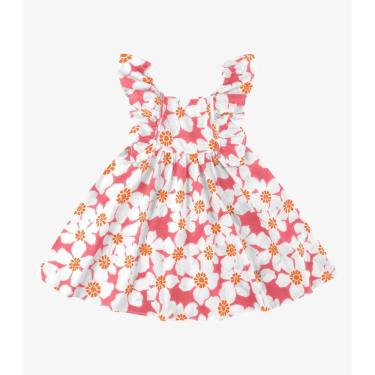 Imagem de Vestido Feminino Popeline Rovi Kids Rosa