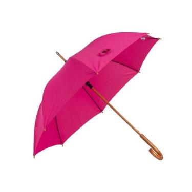 Imagem de Guarda Chuva Voyagem Bengala Cabo Madeira Resistente Tamanho Família G