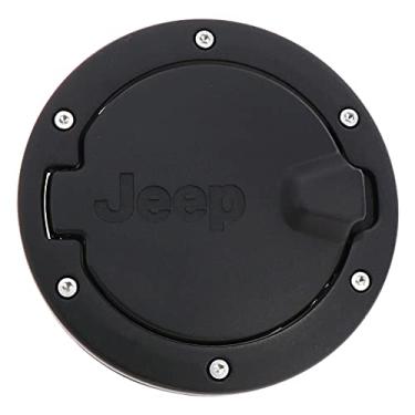 Imagem de Mopar 82210609AC 2007-2016 Jeep Wrangler Porta de enchimento de combustível preto acetinado