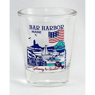 Imagem de Copo de shot da coleção Great American Cities da Bar Harbor Maine