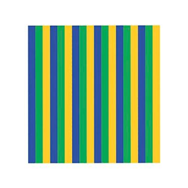 Imagem de Placa em Eva Listrada Brasil 1.8mm 40x48cm com 10 Unidades, BRW