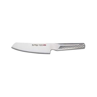 Imagem de Global Faca UKON Nakiri com lâmina de ponta quadrada de 14 cm, faca de vegetais, aço inoxidável CROMOVA 18