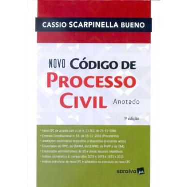 Imagem de Novo Código de Processo Civil Anotado