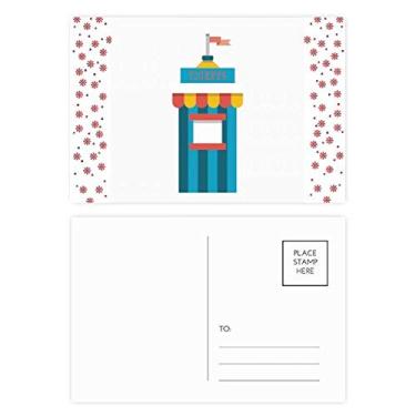 Imagem de Ilustração de bilhetes de parques engraçados incríveis de Natal, Natal, comemoração, cartão postal de bênção