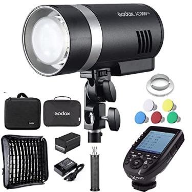 Imagem de Godox Ad300 Pro 300W Flash Com 60Cm Softbox E Godox Xpro-C Tatle Flash 2,4G 2600Mah 320 Modelagem Bi-Cor De Potência Total 12W Led Compatível Com Câmeras Canon Sony Fuji Olympus, Etc.