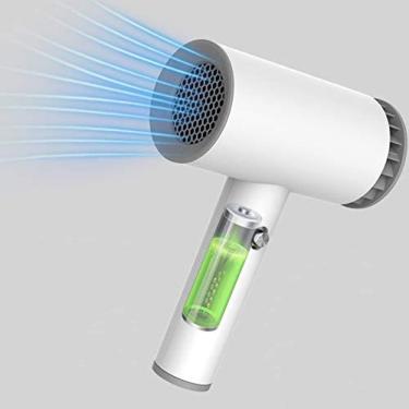 Imagem de Secador De Cabelo Sem Fio Portátil, Secador De Cabelo Sem Fio, Secador De Cabelo Para Viagem, Secador De Cabelo Portátil Recarregável Por USB Para Pintura Artística/casa/ao Ar Livre,Pleasant63