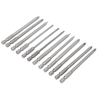 Imagem de Conjunto de Bits de Chave de Fenda, 12 Peças Conjunto de Bits de Chave de Fenda Slot Cruz Chave de Fenda Multifuncional Reparada Chave de Fenda