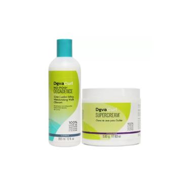 Imagem de Kit Deva Curl No-Poo Decadence Shampoo 355ml + SUPERCREAM 500g
