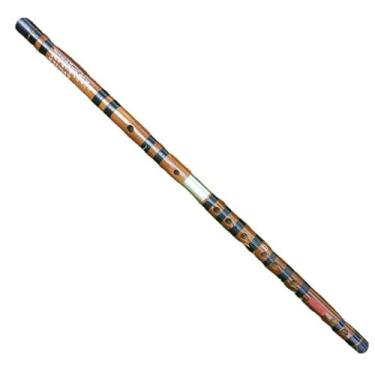 Imagem de Flauta de bambu, flauta chinesa de bambu amargo profissional para apresentações e iniciantes, teclas completas, estojo de instrumento