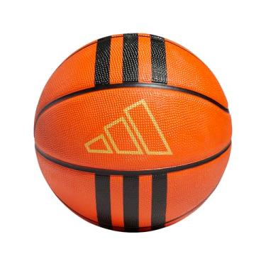 Imagem de adidas Borracha unissex adulto X 3 bolas de basquete natural/preto/dourado metálico 5