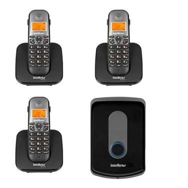 Imagem de Interfone Campainha Sem Fio Porteiro Eletrônico Intelbras Com 2 Ramais