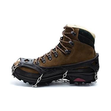 Imagem de Hillsound FreeSteps6 Crampon, sistema de tração multiuso Ice Cleat para condições de neve e gelo embaladas, preto, X pequeno