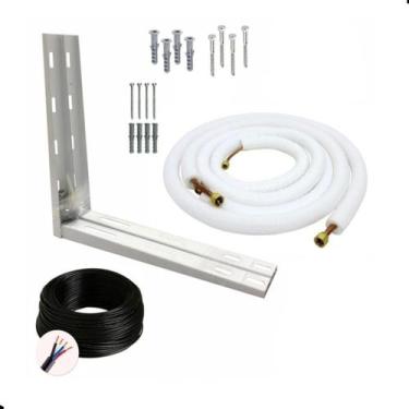 Imagem de Kit Instalação Ar Condicionado Split 9.000/12000Btu 2 Metros - Masser