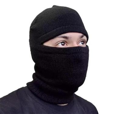 Imagem de Touca Capuz Balaclava Térmico De Lã Tipo Ninja Frio Proteção - Maicol 
