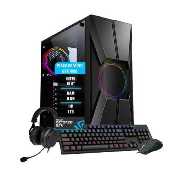 Imagem de Pc Gamer Ghost i5 6º Geração GTX 1050 Memória 8Gb HD 1Tb SSD 240Gb - A