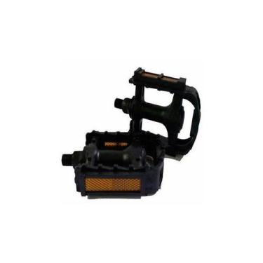 Imagem de Pedal Mtb 1/2 C/refl C/esf Preto - IMPORT