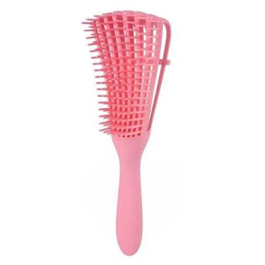 Imagem de Escova Pente Para Cabelo Cacheado Crespo Enrolado Polvo - Carisma