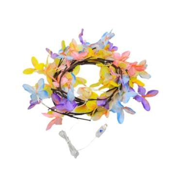 Imagem de Generic Galho de árvore de Natal iluminado, galho artificial iluminado, enfeite pendurado, decoração de Natal, galhos iluminados para festival, casa