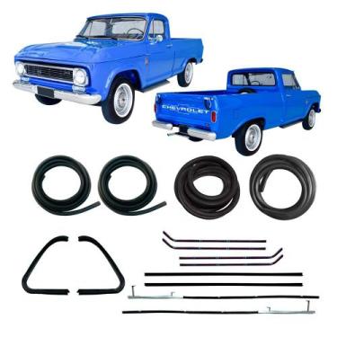 Imagem de Kit Borracha Porta Parabrisa Canaleta Pestan A10 C10 D10 C14 - Superce